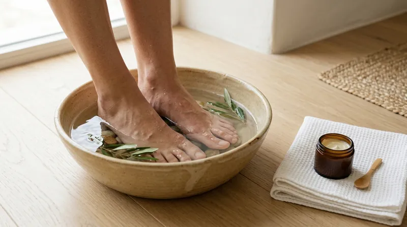 Cómo cuidar tus pies en casa entre visitas